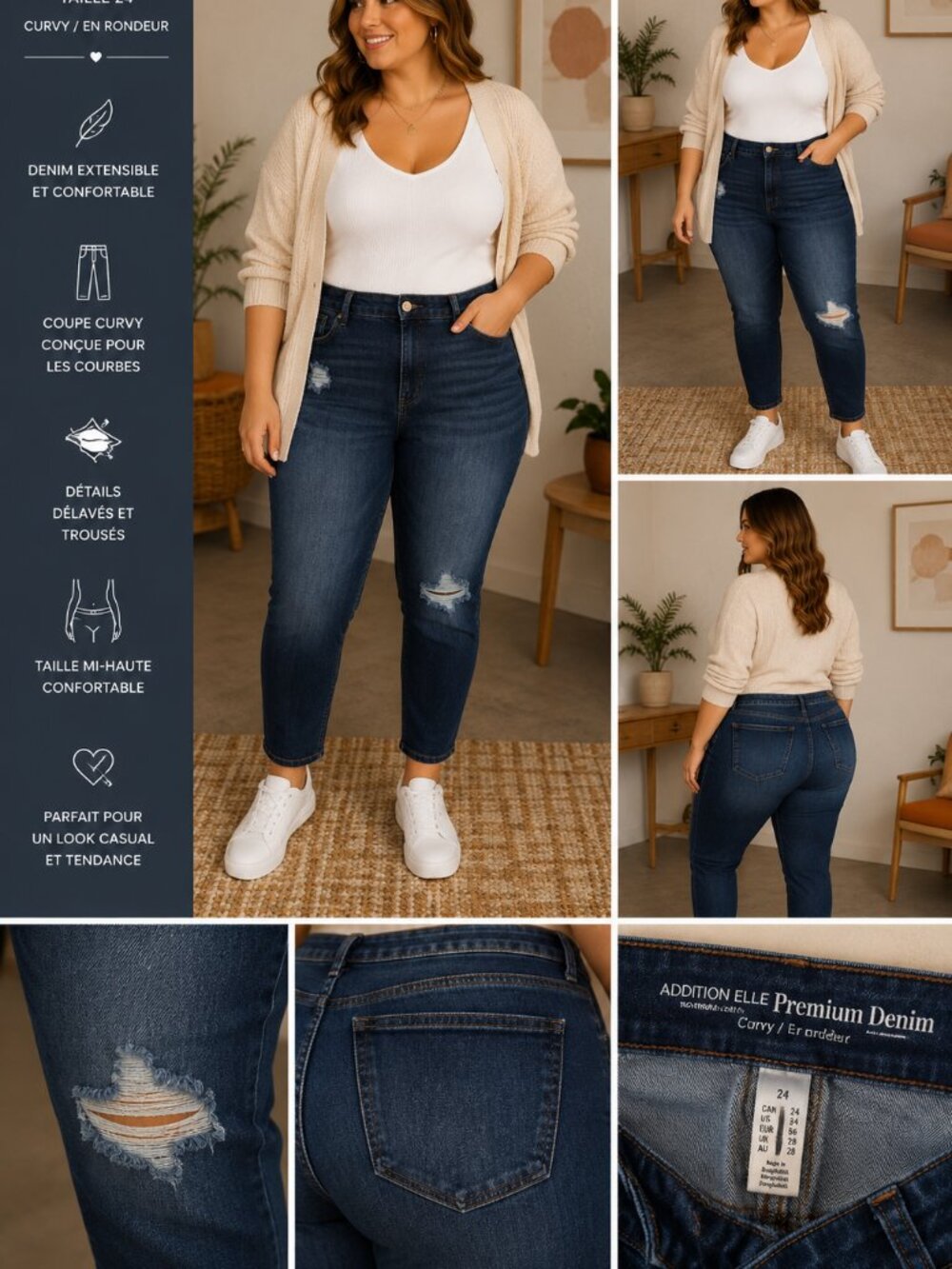 Addition Elle Premium Curvy Jeans – Size 24